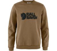 Fjall Raven - Felpa da uomo in cotone biologico - Fjällräven Logo Sweater M Wood Brown per Uomo in Cotone - Taglia XL - Marrone
