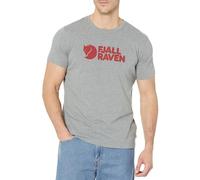 Fjallraven Logo T-Shirt M, Grigio Melange, L Uomo