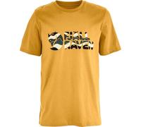 Maglietta da uomo Fjällräven Multicolor Logo T-shirt M Taglia: M / Colore: giallo