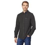 Fjallraven Övik Flannel Shirt M, Camicia Uomo, Dark Grey, XXL