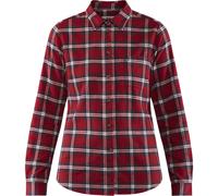 Fjällräven Camicia da donna Övik Flannel - Flanella maniche lunghe - Rosso S