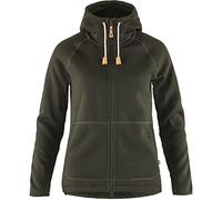 Fjallraven Övik Fleece Hoodie W Felpa, Donna, Deep Forest, M