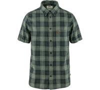 FJALLRAVEN Ovik Travel Shirt Ss M - Uomo - Verde / Nero - Taglia M- modello 2026