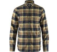 Fjallraven Singi Heavy Flannel Shirt M T-Shirt A Manica Lunga, Uomo, Dark Sand, S