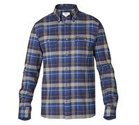 Fjallraven Singi Heavy Flannel Shirt M T-Shirt A Manica Lunga, Uomo, Navy, L