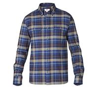 FJALLRAVEN Singi Heavy Flannel Shirt M T-Shirt A Manica Lunga, Uomo, Navy, XS