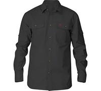 FJALLRAVEN Singi Trekking Shirt LS M T-Shirt A Manica Lunga, Uomo, Dark Grey, XS