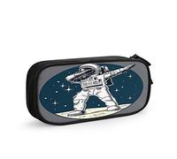 FJAUOQ Astuccio grande con orso sulla schiena della mamma orso grigio felice festa della mamma notte cielo luna portapenne grande borsa portaoggetti scuola cancelleria per donne uomini, Multi-c344,