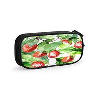 FJAUOQ Astuccio per penne e matite con motivo geometrico Ikat di grande capacità, stile marocchino, giallo e bianco, moderno, senza cuciture, semplice, per scuola, ufficio, studenti, ragazze e