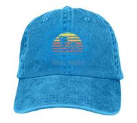 FJAUOQ Berretto in Denim Outer Banks Baseball Dad cap Regolabile Classico Lavato 100% Cotone Sport per Uomo Donna Cappello