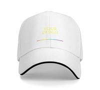 FJAUOQ Cappelli personalizzati personalizzano i berretti con voi Logo Testo Immagine Mens Personalizzato Cappellini da baseball regolabili, bianco, Taglia unica