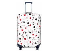 FJAUOQ Cool Poker Card - Custodia protettiva per valigie da viaggio, lavabile, adatta per bagagli da 45-81 cm (valigia non inclusa), Come nella foto, L