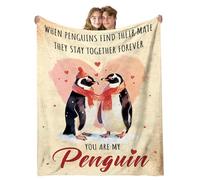 FJAUOQ Coperta regalo per anniversario, regalo romantico per donne e uomini, matrimonio, San Valentino, idea di compleanno per moglie, fidanzata, marito, coperta per coppie, 50 x 60 cm