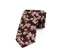 FJAUOQ Cravatta Uomo Moderno Multicolore, Marrone Rosa Pallido, Taglia unica
