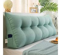 FJAUOQ Cuscino A Cuneo Triangolare Cuscino da Lettura Testiera Schienale Testiera Removibile Cuscino Lombare A Cuneo Sostegno Posizionamento Bolster per Camera Divano Letto,003,120x50cm