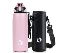 Fjbottle Borraccia Termica acciaio inox 1L, 800ml, 600ml, 400ml Bottiglia Termica per bambini Senza Perdite - Senza BPA Borracce palestra per Scuola, Sport, Yoga, Palestra
