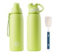 Fjbottle Borraccia Termica con Tappo magnetico 1L, 800ml, 600ml, 400ml Bottiglia Termica per Bambini - Senza BPA/Senza Perdite Borracce acciaio inox per Scuola, Sport, Palestra, Ciclismo