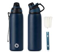 Fjbottle Borraccia Termica con Tappo magnetico 1L, 800ml, 600ml, 400ml Bottiglia Termica per Bambini - Senza BPA/Senza Perdite Borracce acciaio inox per Scuola, Sport, Palestra, Ciclismo