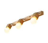 FJGHLBX Specchio Del Bagno Lampade Di Legno Dello Specchio Del Led Anteriore Ligh, Specchio Del Bagno Luce Degli Specchi Semplice Legno Trucco Lampada Specchio Lampada da Parete a Parete Illuminazione