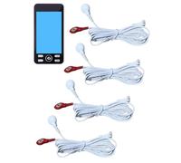 FJIASTB Cavi di piombo per TechCare Touch X e Plus 24 Tens, 1,5 m, accessori di ricambio per elettrodi, confezione da 4