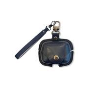 FJIASTB Custodia per auricolari Shokz OpenDots 2 (blu) | Custodia protettiva antiurto in pelle con moschettone e cordino