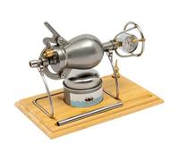 fjihfdb Macchina per popcorn retrò in acciaio inox, capacità 260 ml, con manometro e blocco di sicurezza, grado commerciale per teatro/uso domestico