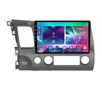 FJINQIANG Autoradio 2 DIN Android 15 9 Pollici Touchscreen per Honda Civic 2006-2011 Plug-And-Play con CarPlay Android Auto Bluetooth Comandi al Volante,8 Core 4G+WiFi 4G+64G