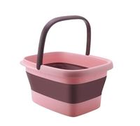 FJIXUO 1Pcs Foldable Foot Tub Portable Silicone Massage Bath Bucket Household Spa Basin per Il Campeggio E La Pesca