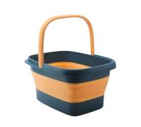 FJIXUO 1Pcs Foldable Foot Tub Portable Silicone Massage Bath Bucket Household Spa Basin per Il Campeggio E La Pesca