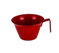 FJIXUO 2 pz 100 ml In Acciaio Inox Caffè Espresso Misurino Con Manico Beccuccio Latte Schiuma Tazza Barista Strumento for La Cucina Per L'ufficio E Per L'uso Domestico(Red)