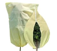 FJIXUO 4 Pezzi di Protezione for Piante Invernali, Sacchetti Caldi Che proteggono Le Piante in Vaso dagli Animali Che mangiano Gli Alberi da Giardino per Piante in Vaso(Yellow,80x100cm)