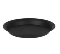 FJIXUO 6 Pezzi di vasi da Fiori Giardino Rotondi for Interni ed Esterni, sottovasi for Piante, in plastica per Giardini, Cortili(Black,12x15cm)