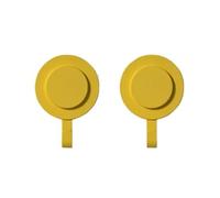 FJIXUO Ganci magnetici multicolori da 4 pezzi for frigorifero non perforati Porta asciugamani for chiavi for montaggio a parete Per Porte Di Ferro,Frigoriferi(Yellow)
