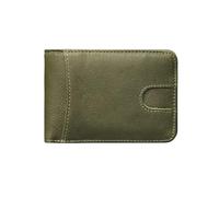 FJIXUO Portafogli veri da uomo Porta carte corto retrò porta Semplice portafoglio bifold Per Lo Shopping E I Viaggi(Color2)
