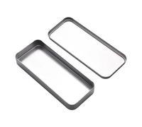 FJIXUO Scatola di latta for astucci in metallo da 2 pezzi con foglio alluminio for cancelleria for ufficio Per L'utilizzo Su Scrivanie,In Studi