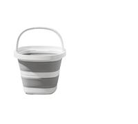FJIXUO Secchio for Acqua Pieghevole in Silicone da 1 Pezzo for Uso Domestico, Grande capacità, Secchio for Scopa a Scomparsa, for stoccaggio Esterno Bianco per Il Campeggio E La Pesca