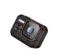 FJLKGDSP Action Camera 4K60FPS con schermo di controllo remoto Videocamera sportiva impermeabile Registratore guida Cam for casco(0g)
