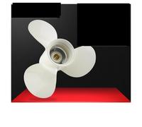 FJLKGDSP Elica fuoribordo da 20 CV, 25, 30, 9 7/8 * 10 1/2, Motore for Barca, Lega di Alluminio, Viti, 3 Pale, 10 scanalature, Parte del