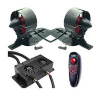FJLKGDSP U92 Set Propulsore Subacqueo Due Versioni 21,4 Kg/23,6 kg di Spinta con Ventola Raffreddamento Custodia in Metallo for Gommoni(24V 150KV 1080w)