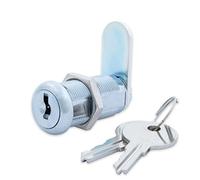 FJM Security mei-8500 a-ka Disc tumbler Cam Lock con 5/20,3 cm cilindro e finitura cromata, chiave, MEI-9100A-KA