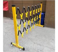 Fjmbd Tariffa per Il Traffico Retrattile per Uso Esterno - Barriera di Sicurezza Portatile per Musei, Cinema E Ospedali - Barriere per Il Controllo della Folla per Eventi, Yellow Black, 1.2x3.5m