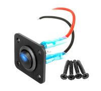 FJMQHU Pannello Interruttore a Bilanciere per Auto Controllo Pulsante Commutatore Placca Alluminio Pp Impermeabile con Led Adatto per Veicoli Yacht Camion Ca, a