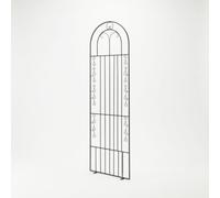 FJMQHU Traliccio Giardino Metallo Supporto, Orizzontali, Elemento per Orto, Passaggi, Per Proprietari Giardino, Nero, 180 cm Altezza 50 cm Larghezza