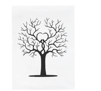 FJOADNVM Albero delle Impronte digitali del Matrimonio Libro degli Ospiti di Matrimonio, for Decorazioni murali Personalizzate con Calligrafia Rustica Adatto per Matrimoni e Regali di Nozze.