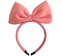 FJOADNVM Bandana Donna Solid Color Big Bow Fabric Handmade Adult Headband Birthday Party Hair Accessories(Color2)