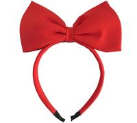 FJOADNVM Bandana Donna Solid Color Big Bow Fabric Handmade Adult Headband Birthday Party Hair Accessories(Color1)