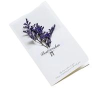 FJOADNVM Biglietto Auguri Matrimonio 10 pezzi/confezione biglietti di auguri creativi fatti a mano con fiori secchi, pieghevoli for studenti, set scritti a benedizioni(Color 07)