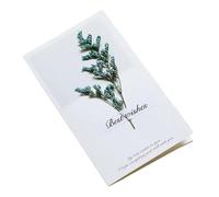 FJOADNVM Biglietto Auguri Matrimonio 10 pezzi/confezione biglietti di auguri creativi fatti a mano con fiori secchi, pieghevoli for studenti, set scritti a benedizioni(Color 01)