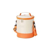 FJOADNVM Borsa Termica Borsa for il pranzo isolata con cilindro di grande capacità Doppio strato da picnic termica Oxford impermeabile a tre strati cerniera portatile(Orange S)