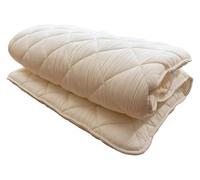 FJOADNVM Materasso Materasso futon, cotone, lettino da terra portatile, materassino arrotolabile, bianco, Twin XL